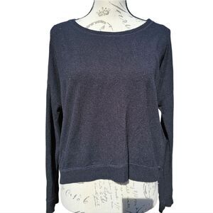Abercrombie & Fitch Women's Black Long Sleeve Crew Neck Pullover Sweater‎ Size S